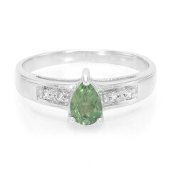 Anello in argento con Apatite Russa