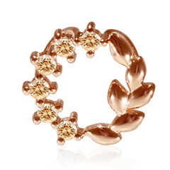 Ciondolo in oro con Diamante Rose de France SI1 di Argyle