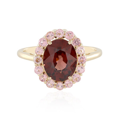Anello in oro con Zircone Mogano