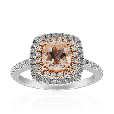 Anello in oro con Morganite AAA (CIRARI)
