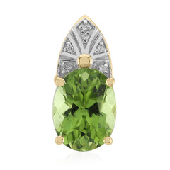 Ciondolo in oro con Peridoto Wagogo