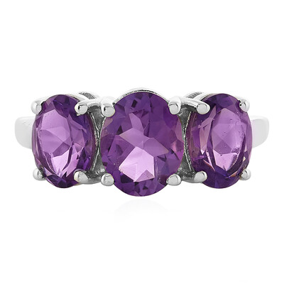 Anello in argento con Ametista Uruguay