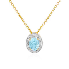 Collana in argento con Acquamarina