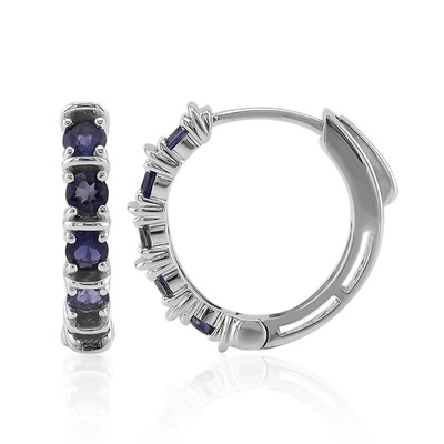 Orecchini in argento con Iolite