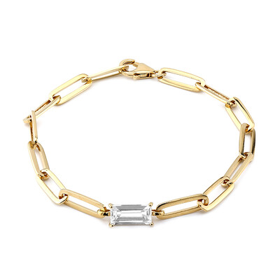 Bracciale in argento con Topazio Bianco