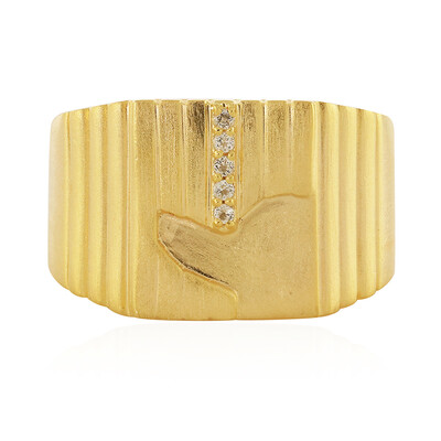 Anello in argento con Topazio Bianco