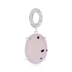 Ciondolo in argento con Agata Glitter