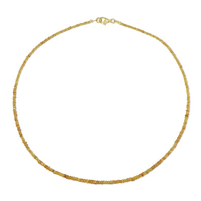 Collana in argento con Zaffiro Giallo