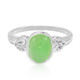 Anello in argento con Crisoprasio Imperiale