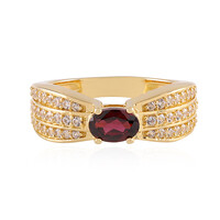 Anello in argento con Rodolite Lampone