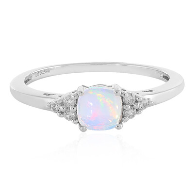 Anello in argento con Opale di Welo