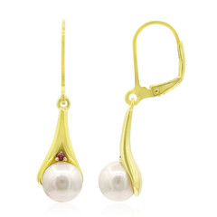 Orecchini in argento con Perla Akoya (TPC)