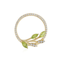 Ciondolo in argento con Peridoto Arizona