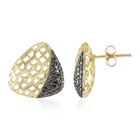 Orecchini in oro con Diamante Nero (Ornaments by de Melo)
