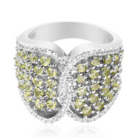 Anello in argento con Peridoto