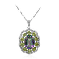 Collana in argento con Quarzo Mistico