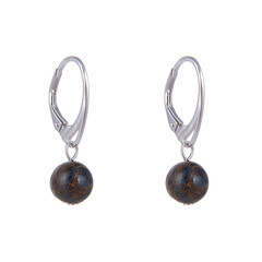 Orecchini in argento con Pietersite