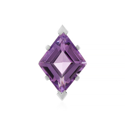 Ciondolo in argento con Ametista Rose de France (MONOSONO COLLECTION)
