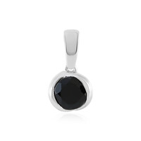 Ciondolo in argento con Tormalina Nera