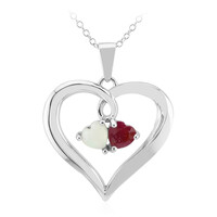 Collana in argento con Opale di Welo