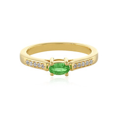 Anello in argento con Tsavorite