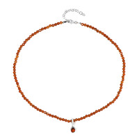 Collana in argento con Granato Essonite