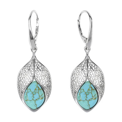 Orecchini in argento con Turchese (dagen)