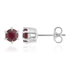 Orecchini in argento con Rubino Bemainty
