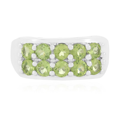 Anello in argento con Peridoto