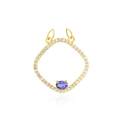 Ciondolo in argento con Tanzanite