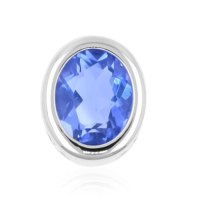 Ciondolo in argento con Fluorite Cangiante (MONOSONO COLLECTION)