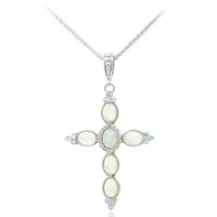 Collana in argento con Opale di Welo (Dallas Prince Designs)