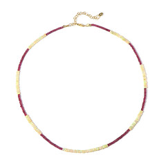 Collana in argento con Rubino Mozambico