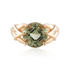 Anello in argento con Ametista Verde