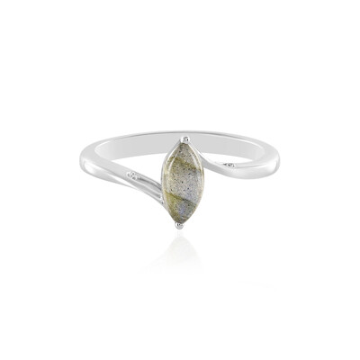 Anello in argento con Labradorite