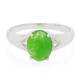 Anello in argento con Crisoprasio Imperiale