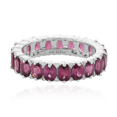 Anello in argento con Rodolite