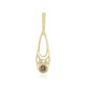 Ciondolo in oro con Diamante Champagne I2 (Ornaments by de Melo)