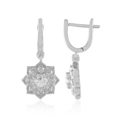 Orecchini in argento con Zaffiro Bianco