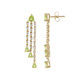 Orecchini in argento con Peridoto