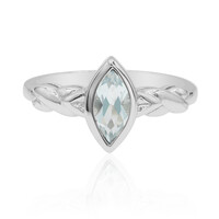 Anello in argento con Topazio Blu Cielo