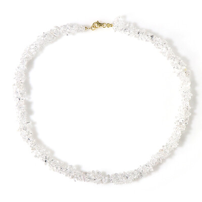 Collana in argento con Quarzo Bianco