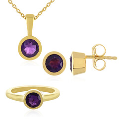 Parure in argento con Ametista