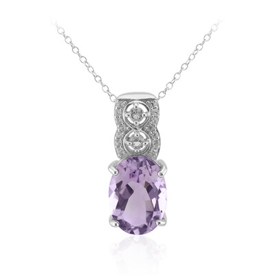 Collana in argento con Ametista Boliviana