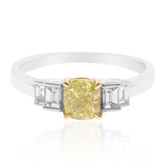Anello in oro con Diamante Giallo SI2 (CIRARI)