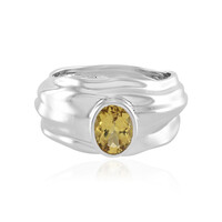 Anello in argento con Berillo Giallo (de Melo)