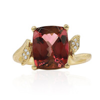 Anello in oro con Tormalina Neon del Congo (Smithsonian)