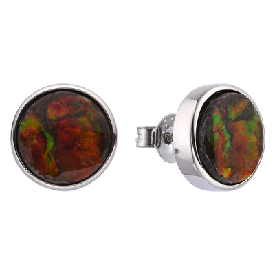 Orecchini in argento con Ammolite