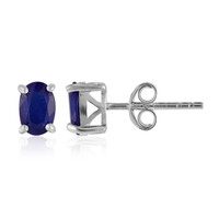Orecchini in argento con Spinello Blu Royal
