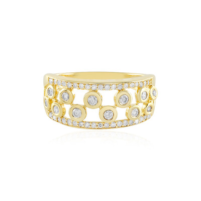 Anello in argento con Diamante I2 (J)